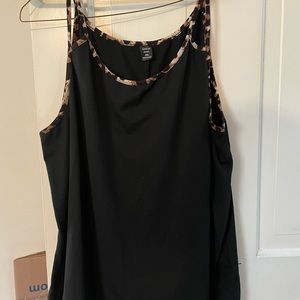 Shein cheetah tank plus size 4x
